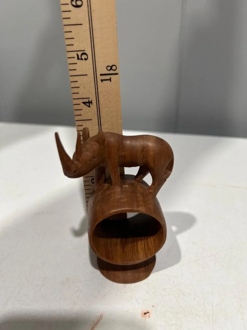 Hand-Carved Wooden Animal Napkin Rings Set Of 12 Unique Table Decor Rustic Desig